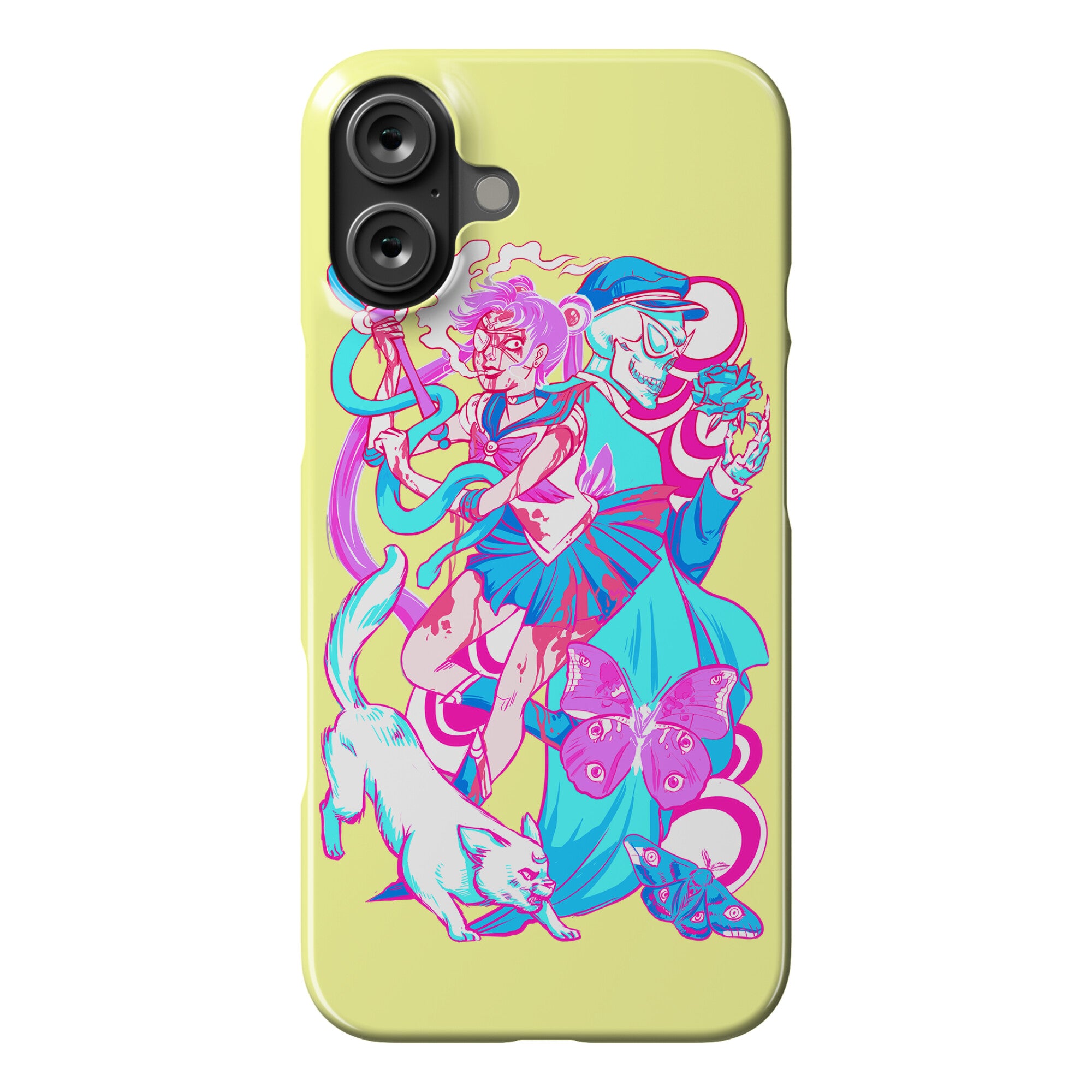 Rainbow Horror Senshi Parody Phone Case